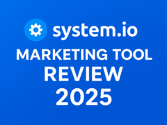 "Systeme.io dashboard showing email automation setup"